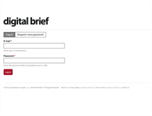 Tablet Screenshot of digitalbrief.net